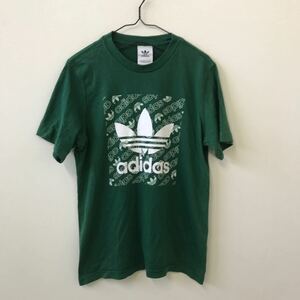 EI541 adidas アディダス　半袖Tシャツ　レディース M相当 プリント トレフォイル