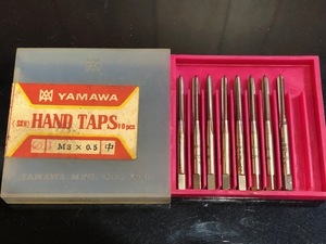 ☆ YAMAWA ハンドタップ　M3x0.5 (中)　8本★ ヤマワ　未使用品