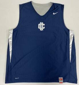 ■〈NIKE バスケットボールウエア〉コネチカット大 University of Connecticut UCONN リバーシブルタンクトップ L(USサイズ） USED