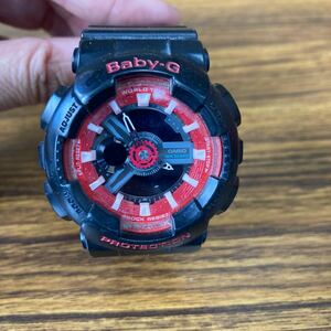 CASIO カシオ Baby-G ベビーG ベイビージー 腕時計 BA-110SN アナデジ ブラック レッド コレクション 