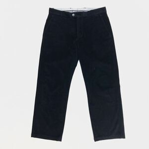 【人気】ARMANI COLLEZIONI アルマーニコレッツォーニ 起毛チノパンツ ブラック 男性用 メンズ サイズ48 古着 C-199