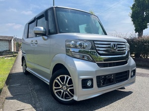 美車☆N-BOXカスタム　ＧLパッケージ　車検２年満タン　Panasonicナビ地デジTV,DVD,バックカメラ　パワスラ　ＥＴＣ　スマートキー×２