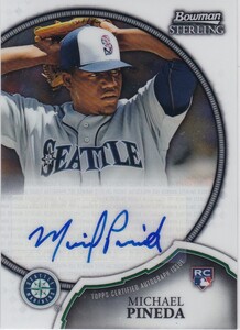 Michael Pineda 2011 BOWMAN STERLING AUTO 直筆サイン