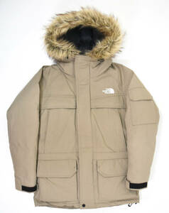 美品 定価約7万 THE NORTH FACE McMurdoParka マクマードパーカ XS ダウンジャケット ファー付きフード ベージュ 寒冷地モデル