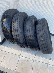 ★中古 ダンロップ GRANDTREK AT20 195/80R15 ジムニーシエラ JB74　2024年製4本セット★