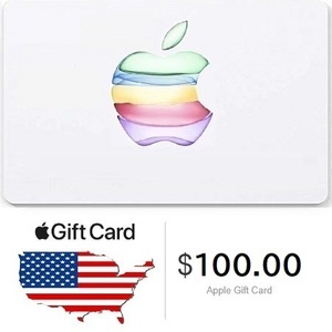 USA版 apple Gift Card $100 card iTunes 100ドル分 北米 コード渡し