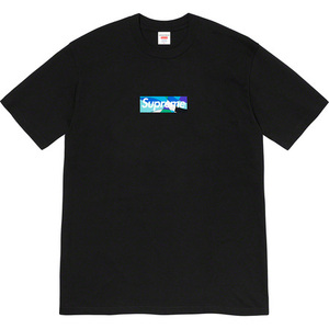 L Supreme Emilio Pucci Box Logo Tee シュプリーム エミリオ プッチ ボックスロゴ Tシャツ black x blue