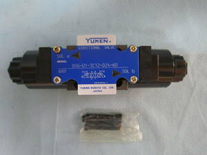 YUKEN KOGYO 電磁切替弁 方向制御弁 DSG-01-3C12-D24-60 DIRECTIONAL VALVE