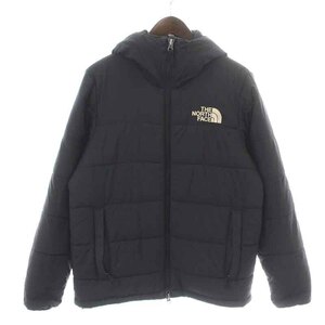 ザノースフェイス THE NORTH FACE トランゴパーカ Trango Parka 中綿ジャケット ジップアップ フード ロゴ刺繍 S 黒 ブラック NY81831