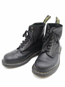 Dr.Martens ドクターマーチン 8ホールレースアップシボレザーブーツ ブラック サイズ：表記なし(27～27.5cm程度)