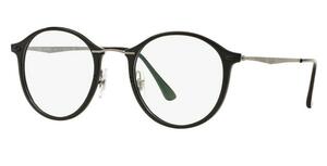 RayBanレイバン お洒落な ボストン 丸眼鏡フレームRB7073-2000-49