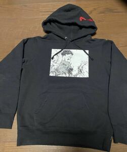 S Supreme AKIRA Hooded BLACK Sweatshirt アキラ シュプリーム　ボックスロゴ　黒　ブラック