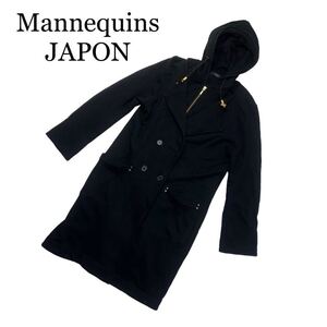 Mannequins JAPON マヌカンズジャポン コート 上着 ジャケット 黒 長袖