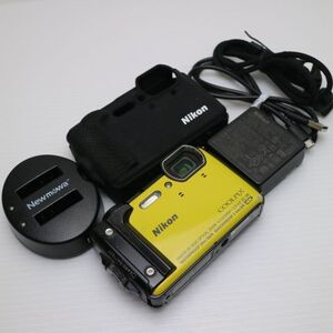 良品中古 COOLPIX W300 イエロー 中古 Nikon あすつく 土日祝発送OK