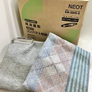 ◆ 【ジャンク品】 NEOT ホットカーペット カーペットカバー 2畳相当 ループ織り 暖房器具 日本電熱株式会社 現状品 KM-20HS-A 6.0kg