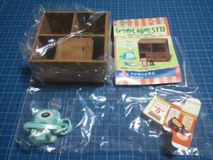 リーメント なつかし横丁3丁目 3 わが家の必需品 袋未開封 ミニチュア たんす 日めくりカレンダー 電話 昭和レトロ 家具 ぷちサンプル