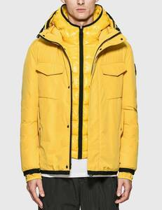 20AW　モンクレール レイヤード ナイロン ダウン ジャケット　イエロー　　国内正規品 MONCLER #A2