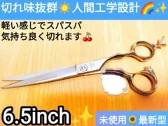 スパット快適に切れる理美容師プロ用カットシザーハサミ☀トリマートリミングペット良