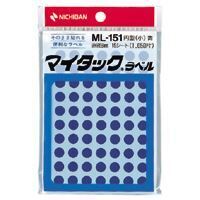 （まとめ買い）ニチバン マイタックラベル ML-151 青 ML-151-4 アオ 00014710 〔10個セット〕