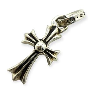 CHROME HEARTS クロムハーツ CH CROSS BABY FAT クロス ベビーファット チャーム ペンダント トップ ネックレス SILVER シルバー SV 