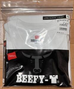 Hanes BEEFY-T ロングスリーブTシャツ Sサイズ H5186 長袖丸首 ヘインズブランズジャパン