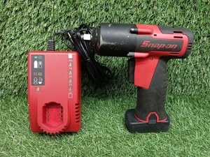 中古 Snap-on スナップオン 3/8 14.4V コードレスインパクトレンチ バッテリー + 充電器 CT761A