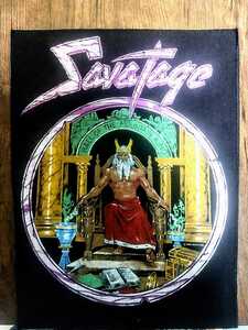 【コレクション放出】超貴重 未使用 当時物 90s VINTAGE SAVATAGE BACKPATCH バックパッチ JUDAS PRIEST MEGADETH IRON MAIDEN 