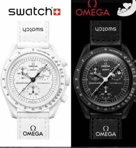 Snoopy x OMEGA x Swatch MoonSwatch ホワイト ブラック　2セット　FULL MOON 1 オメガ