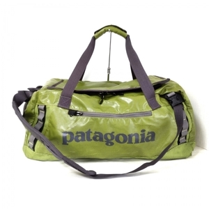 パタゴニア Patagonia ボストンバッグ 49340SP13 - PVC(塩化ビニール)×ナイロン ライトグリーン×グレー 2way/本体ロックなし バッグ