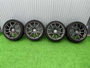 WEDS SPORT 19インチ 225/40ZR19 19X9J+38 19X10J+40 5H PCD114.3 4本 セット。。。