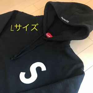 Supreme 2020 S Logo Hooded Sweatshirt シュプリーム パーカー スゥエット フード ブラック 黒 BLK レザーキルティング L 