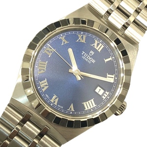 チューダー/チュードル TUDOR ロイヤル 28500 ブルー ステンレススチール SS 腕時計 メンズ 中古