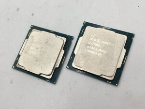 ♪▲【Intel インテル】Core i7-7700K CPU 部品取り 2点セット SR33A まとめ売り 1121 13