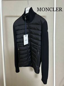 モンクレール★MONCLER★ハイブリッドダウンニット★size S★未使用★ブラック★正規品