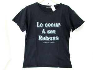 toujours favori 半袖Tシャツ ネイビー【Ｍ】