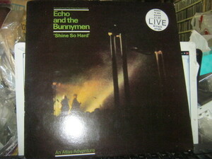 ECHO and THE BUNNYMEN エコー&ザ・バニーメン / SHINE SO HARD イギリス盤4曲入ライヴ12” オリジナルKOROVAレーベル IAN McCULLOCH