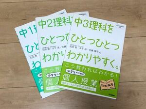 学研　中学　理科をひとつひとつわかりやすく 中1 中2 中3 ３冊セット