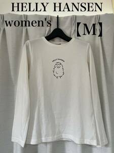 ヘリーハンセン L/S DALA SHEEP TEE ロンT 長袖 ひつじ 羊 白 レディース M