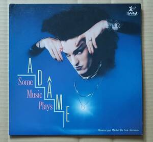 即決！国内盤12inch◎ADAME『Some Music Plays』アダム ALI-13020 アルファ ユーロビート イタロ・ディスコ Italo-Disco 12インチ 帯無し