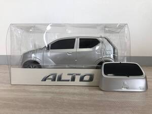 未使用美品★スズキ ALTO ノベルティカラーサンプルミニカー　8代目アルトHA36S　バックドアツートン　シルキーシルバーメタリック×グレー