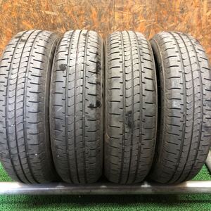 BS　NEWNO　155/65R14　75H　極上バリ山4本価格　O-87　福岡　★引き取り大歓迎★24年製★千円スタート★早い者勝ち★