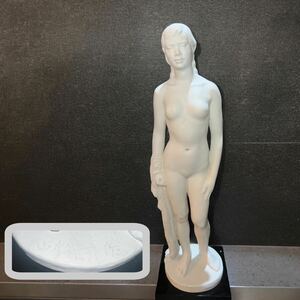 裸婦像 彫刻家 山本 雅彦作「さわやかな 朝」高46cm 真作保証 日展参与