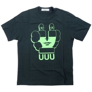 アンダーカバー UNDERCOVER ×KAWS UUUロゴプリントTシャツ 黒 Size【1】 【新古品・未使用品】