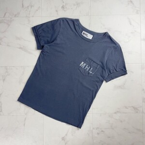 MHL Tシャツ 半袖カットソートップス 胸元ポケット レディース チャコールグレー サイズ3*SC708