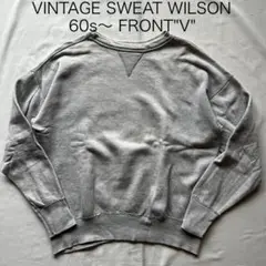 WILSON ウィルソン　vintage sweat 60s グレー 前v