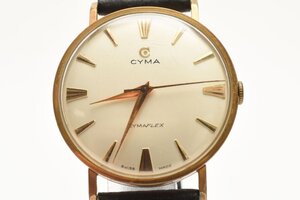 稼働品 シーマ シーマフレックス ラウンド 手巻き メンズ 腕時計 CYMA