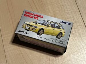 未開封 TLV トミカリミテッドヴィンテージ LV-274 スバル インプレッサスポーツワゴン WRX STI イエロー