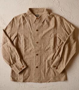 新品*RRL*プリント リバース ツイル ユーティリティ ジャケット *M　ダブルアールエル