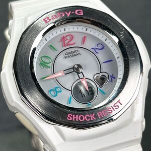 CASIO カシオ BABY-G ベビーG ベイビージー Tripper トリッパー 腕時計 BGA-1020-7B 電波ソーラー タフソーラー ホワイト 動作確認済み