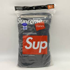 未使用♪ Supreme × HANES BOXER BRIEFS ボクサーブリーフ Black　4枚入り Mサイズ 80-85cm